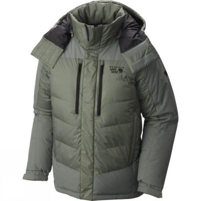 Parka Mountain Hardwear Glacier Guide Down Hombre - Verde Oliva - Chile KIT526493